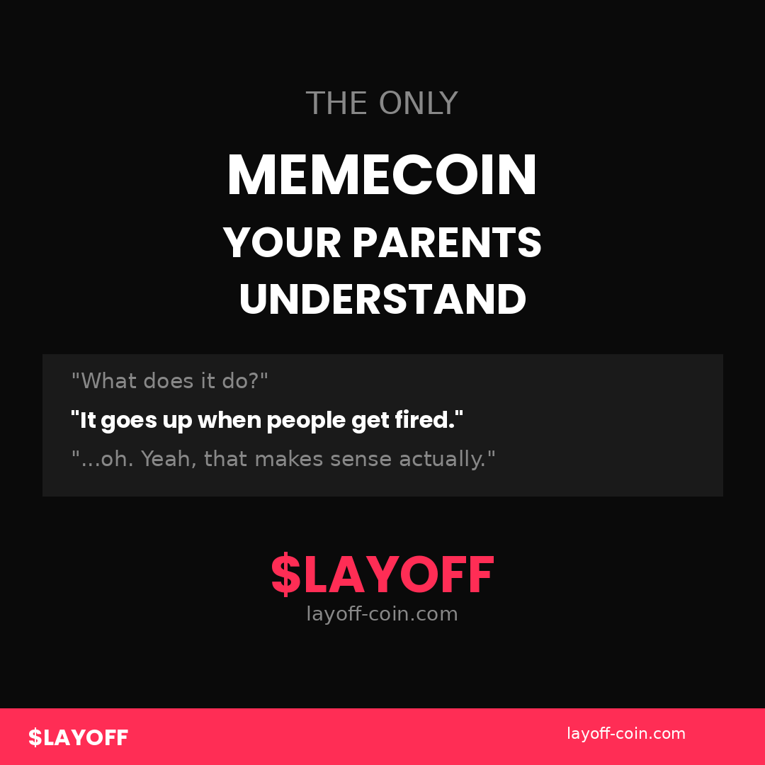 Only memecoin parents understand